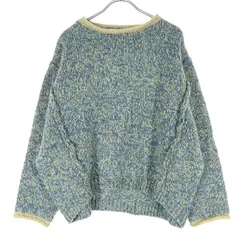 美品 Ray Cassin レイカズン 長袖 セーター F ブルー レディース 古着