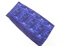 UNTITLED アンタイトル 総柄 タイト スカート size3/紺 ■■ レディース