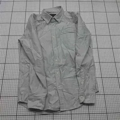 ◇ ⊂ 【ナノ・ユニバース】ストライプ柄 長袖シャツ グレー系 メンズ 日本製 E  【1509190007176】