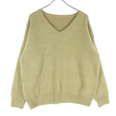 SENSE OF PLACE センスオブプレイス 長袖 Vネック ニット F ブラウン レディース 古着