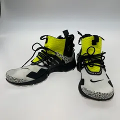 【中古品】NIKE ナイキ AH7832-100 AIR PRESTO MID / ACRONYM WHITE/BLACK-DYNAMIC YELLOW 靴 スニーカー 本体のみ（箱なし） 【160-251223-WA-11-iwa】