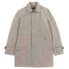 【美品】【50】MOORER♡ムーレー リバーシブル ステンカラーコート メンズ 新品 ムーレー ステンカラーコート リバーシブル ブラウン グレー 48