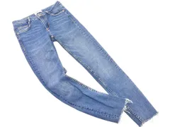 ZARA ザラ カットオフ デニムパンツ size36/青 ■■ レディース