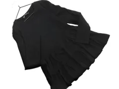 ZARA ザラ 切替 チュニック カットソー sizeS/黒 ◇■ レディース