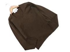 BROOKS BROTHERS ブルックスブラザーズ ウール混 リボン 付き ニット セーター sizeM/茶 ◇■ レディース