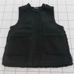 ◇ ⊇ デイクローゼット Day Closet ボアベスト tops1340 ブラック系 Mサイズ レディース E  【1511100006735】