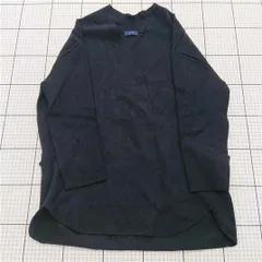 ◇ ⊇ シップス SHIPS Vネックカットソー ブラック系 ワンサイズ レディース E  【1511100006643】