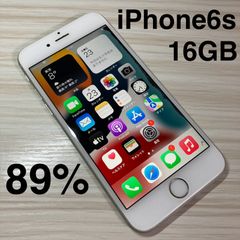 iPhone6s 16GB Silver バッテリー89% SIMフリー - メルカリ