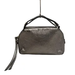 GIANNICHIARINI(ジャンニキャリーニ/ジャンニキアリーニ) ハンドバッグ - シルバー レザー