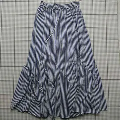 ◇ ⊂ シップスエニィ SHIPS any ストライプスカート ブルー系 レディース E  【1511100009767】