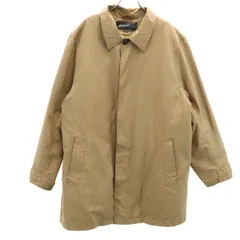 Eddie Bauer エディーバウアー ステンカラーコート L ベージュ ダウンライナー付き メンズ 古着