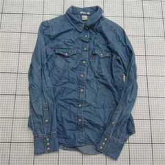 ◇ Θ リーバイス Levi's デニムウエスタンシャツ Mサイズ メンズ E  【1511110018339】