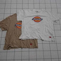 ◇ ⊂ 《 ディッキーズ Dickies ロゴプリントTシャツ Mサイズ メンズ ホワイト系 》 E  【1511110017363】