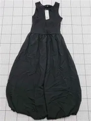 ◇ ⊂ ワンピース ジーユー GU バブルヘムワンピース 245N055A ブラック系 Sサイズ レディース E  【1511100013719】