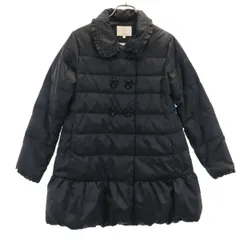 Kate Spade ケイトスペード ダウンコート 150 ブラック キッズ 古着