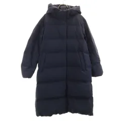 UNIQLO ユニクロ シームレス ダウンコート M ネイビー レディース 古着
