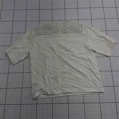 ◇ ⊂ ビューティ＆ユース BEAUTY & YOUTH ユナイテッドアローズ レース切替カットソー ホワイト系 レディース E  【1511110018520】