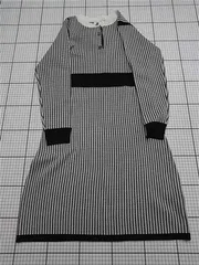 ◇ ⊇ ディオスフロント Diosfront 千鳥格子柄ニットワンピース Mサイズ レディース E  【1511110020417】