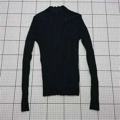 ◇ ⊂ ロペ ROPE ニット リブ ハイネック 長袖 ネイビー系 レディース E  【1511110019787】