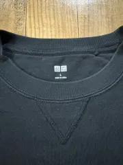 冬の基本スウェットはUNIQLO スウェット L ブラック