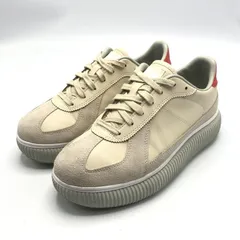 【中古】Onitsuka Tiger DELECITY スニーカー 25.5cm ベージュ レッド オニツカタイガー[10]