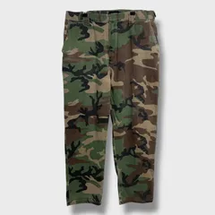 ☆XLARGE☆カモフラ柄ワイドコットンチノパンツ☆W36☆フェード☆L25M