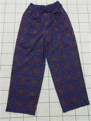 ◇ Θ ニコアンド niko and ... 総柄イージーパンツ サイズ3 レディース E  【1511110021438】