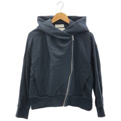 boutique ordinary ★ ③ BO204729 フードモーターサイクルジャケット レディース ネイビー FREE