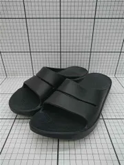 ◇ ⊂ ウーフォス OOFOS OOriginal リカバリーサンダル ブラック系 メンズ E 【1511110030652】