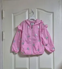 フレンチキャット PK ショルダー フリル ハート化繊 ウィンドブレーカー アウター (145/8-9Y)