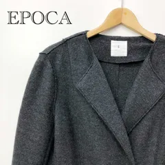 EPOCA エポカ ロングコート チェスターコート ウール サイズ40 ブラック レディース