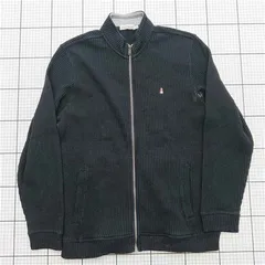 ◇ ⊇ ハッシュパピー シンプル系 長袖 ジップジャケット サイズL ブラック系 レディース E  【1511250002755】