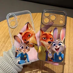 【新品】 ズートピア ニック ジュディ iphoneケース iphone17 iphone17air iphone17pro iphone16E 16pro iphone15 ケース iPhone13