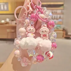 【新品】labubu ラブブー キャラクターフィギュア スマホチェーン スマホビーズ スマホアクセサリー キーホルダー バッグチャーム