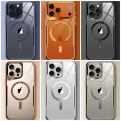 【新品】 高透過アクリルバックカバー MagSafe 対応 iphoneケース 6色選択可 iphone17 iphone17air iphone17pro iphone16pro ケース iphon