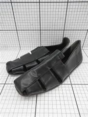 ◇ Θ メヌエ シンプル系 グルカ フラットサンダル サイズLL ブラック系 レディース E  【1511250005428】