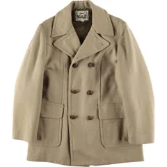 古着 70年代 ウールリッチ WOOLRICH ダブルブレスト 中綿入り ウールボアコート メンズM相当 ヴィンテージ/eaa599952