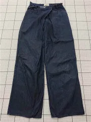 ◇ Θ クラネ CLANE 10111-7322 デニムワイドパンツ インディゴ系 レディース E  【1512010005566】