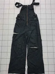 ◇ Θ ジーナシス JEANASIS デニムオーバーオール JS050859AA レディース Mサイズ ブラック系 E  【1512010012083】