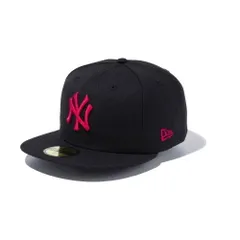 【7-3/8[58.7cm] ヤンキース-ブラックストロベリー】ニューエラ NEW ERA カスタム 59FIFTY キャップ