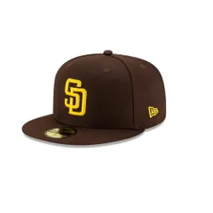 【7-3/8[58.7cm] パドレス-ゲームバーントウッド】ニューエラ NEW ERA カスタム 59FIFTY キャップ