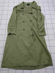◇ ⊇ ケービーエフ KBF KB94-27J010 トレンチコート カーキ系 レディース E  【1512020030015】