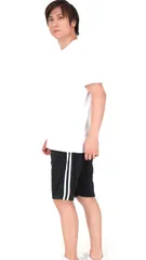 ハーフパンツ ジャージ メンズ レディース S/M/L/LL スクールジャージ ダンス ルームウェア 体操着 短パン ドライ