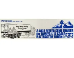 タミヤ トレーラートラック用 アオリ付セミトレーラー フル装備 新品未使用 タミヤ 1/14 電動RCビッグトラックシリーズ No.30 トレーラートラック