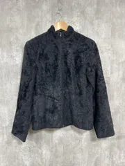 LIN'N LAUNDRY リンランドリー フランス製 ファー ブルゾン ジャケット size38/黒 ◆■ レディースのサムネイル