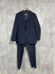 THE SUIT COMPANY スーツカンパニー ストライプ セットアップ ジャケット パンツ スーツ size175cm-6Drop/紺 ■◆ メンズ