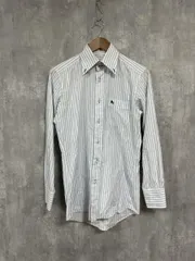 BURBERRY バーバリー ブラックレーベル 長袖 ストライプ シャツ size38/白 ■◇ メンズ