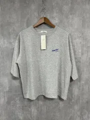 美品 SM2 サマンサモスモス タグ付 ポンチロゴ刺繍 プルオーバー ロング Tシャツ sizeF/グレー ■◇ レディース