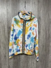 GO SLOW CARAVAN ゴースノーキャラバン タイダイ染め ジップアップ パーカー size3/マルチカラー  ◆■ メンズ