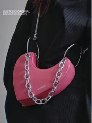 Mustudio小人数デザイン高級感のある甘クールギャルY 2 K夏のオールマイティーチェーンショルダーバッグ